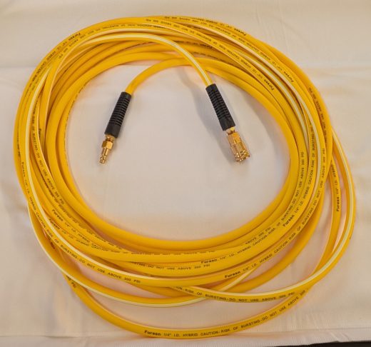 50-foot commercial window tint spray hose with brass quick-connect fittings for UCA Pump-Set